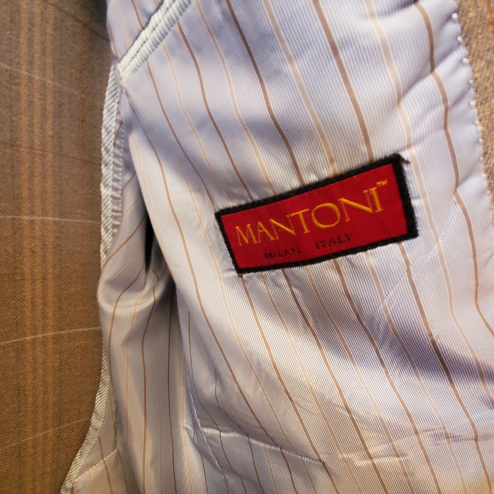 SOLD ! Mantoni Italian Wool Men Suit Jacket - Picture 6 of 6